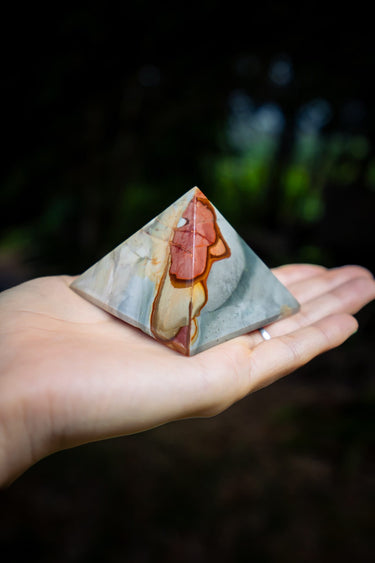 Polychrome Jasper Pyramid